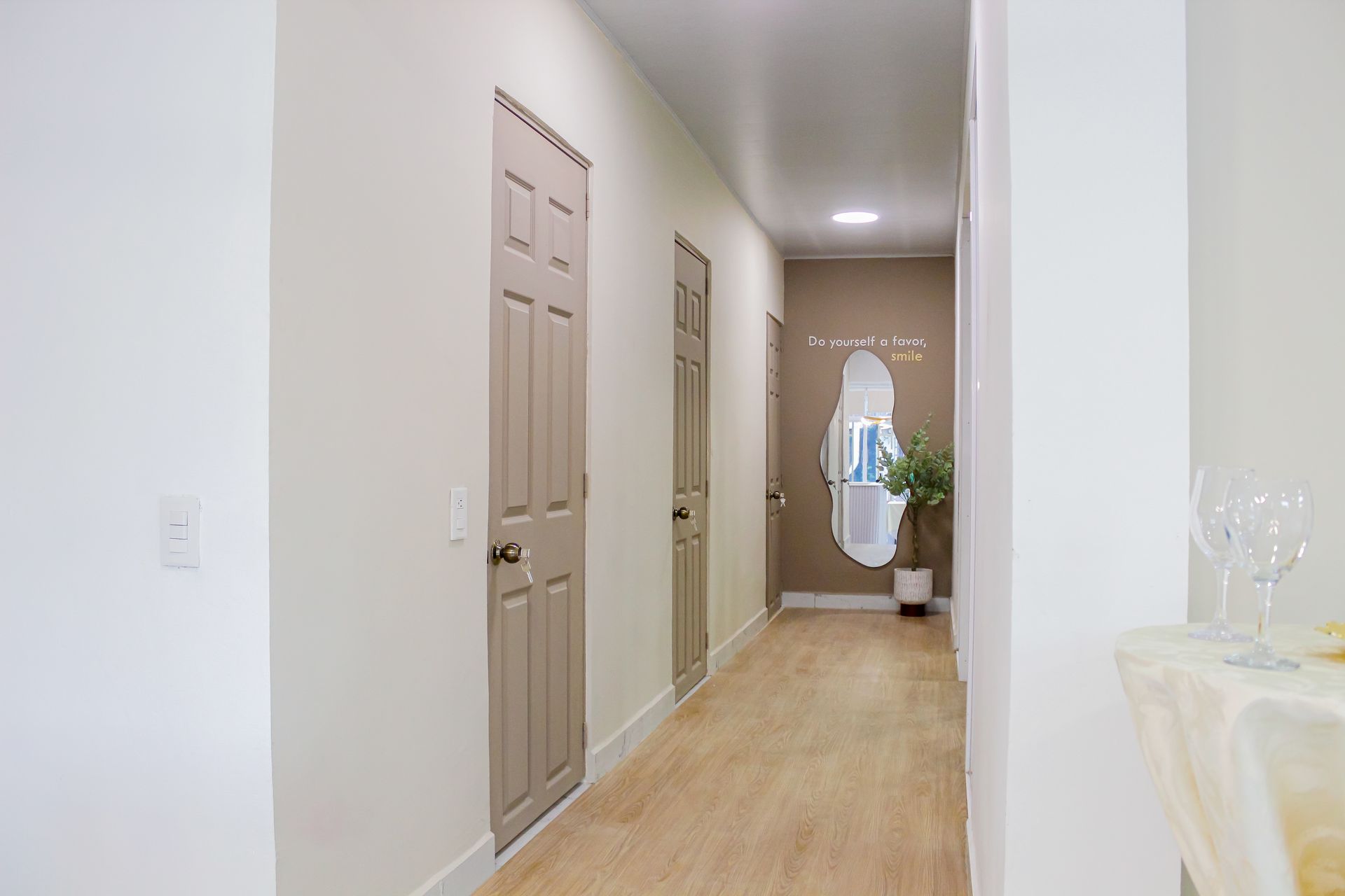 Pasillo de la clínica Endodontics